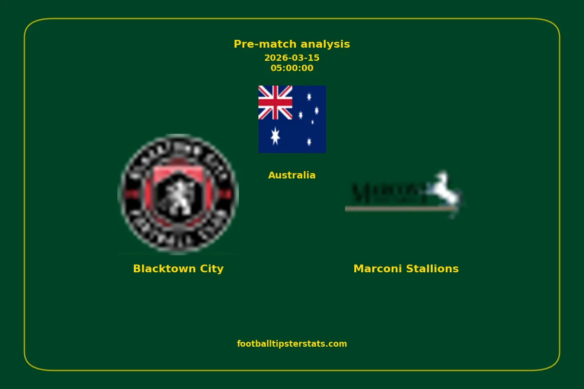 Pre-match analysis: Blacktown City vs Marconi Stallions on 2026-03-15